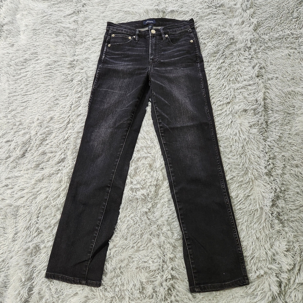 J.Crew Black Straight Leg Jeans